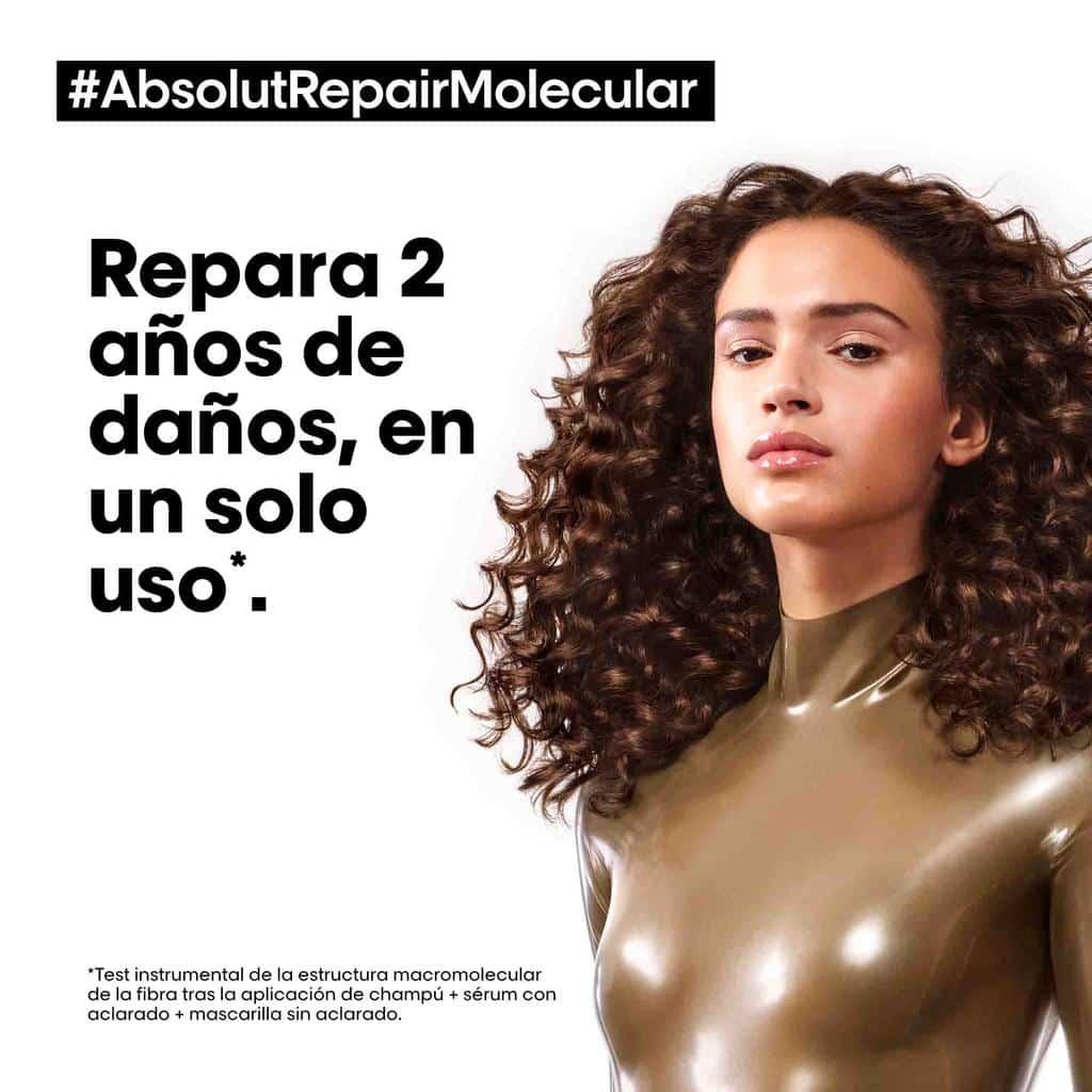 SERIE EXPERT, ABSOLUT REPAIR MOLECULAR, SHAMPOO SIN SULFATOS 300ml