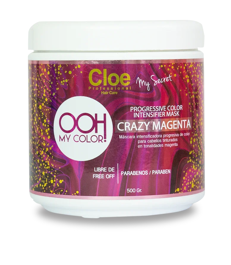 OOH MY COLOR - PROGRESSIVE COLOR INTENSIFIER MASK - CRAZY MAGENTA 500 grs.