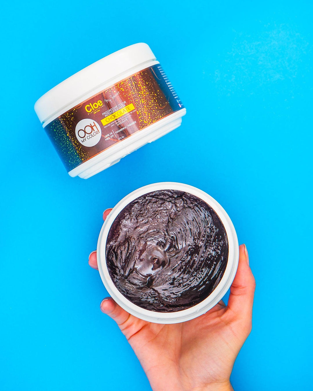 OOH MY COLOR - PROGRESSIVE COLOR INTENSIFIER MASK - CHOCOLATE 270 grs.