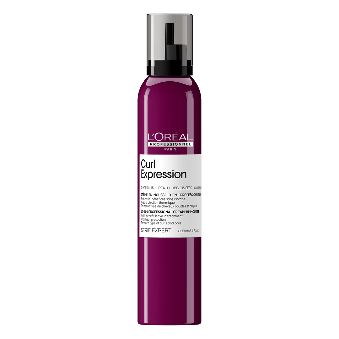 SERIE EXPERT, CURL EXPRESSION, MOUSSE EN CREMA 10 EN 1, 250ml