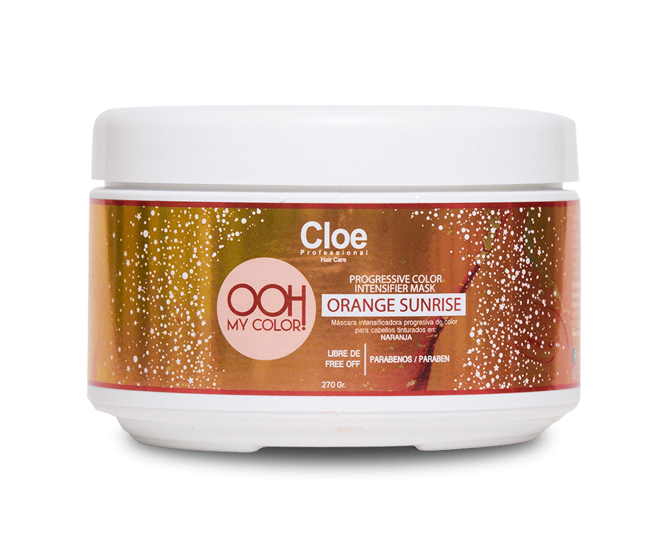OOH MY COLOR - PROGRESSIVE COLOR INTENSIFIER MASK - ORANGE SUNRISE 270 grs.