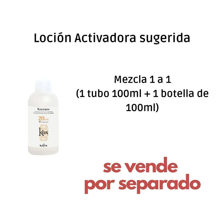 KEYRACOLORS - CENIZA, HUMO, MATE - Coloración Permanente - 100ml