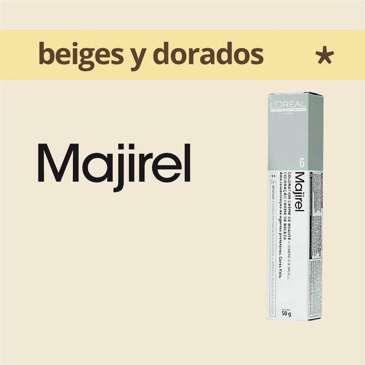 MAJIREL - BEIGES Y DORADOS- Coloración Permanente - 50ml