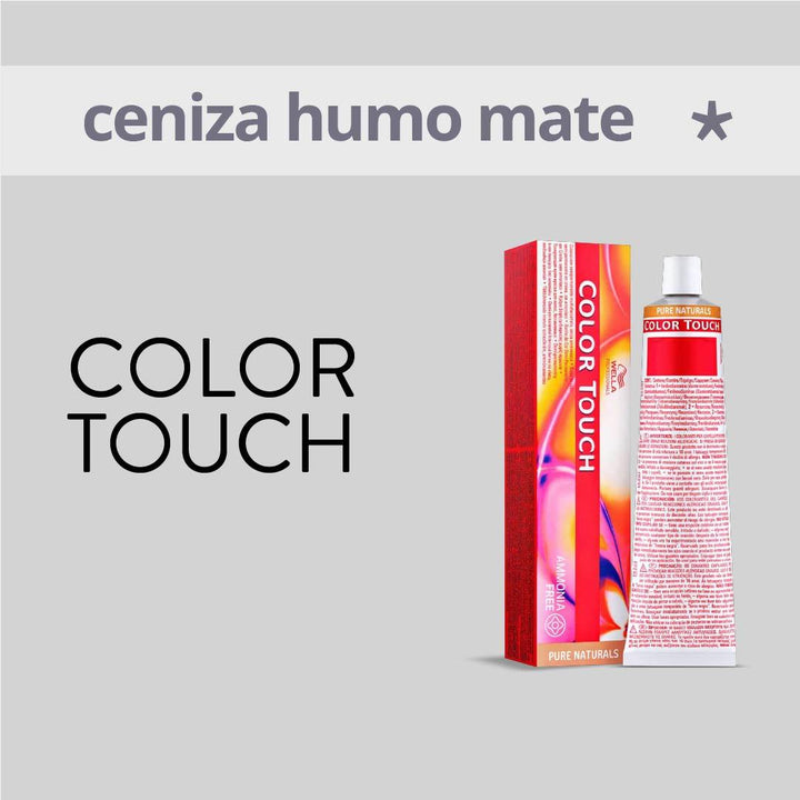 COLOR TOUCH - CENIZA, HUMO y MATE - Coloración Demi Permanente SIN Amoníaco - 60ml