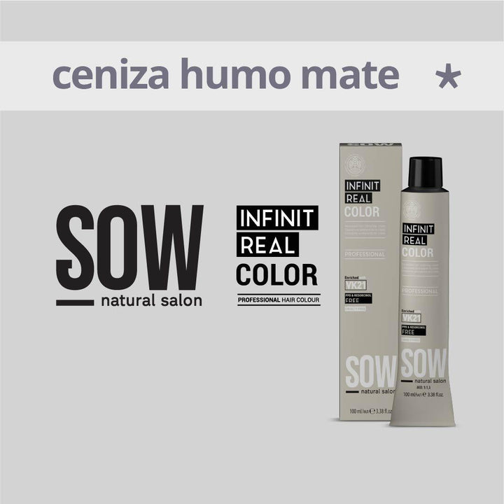 INFINIT REAL COLOR - CENIZA y HUMO - Coloración Permanente - 100ml