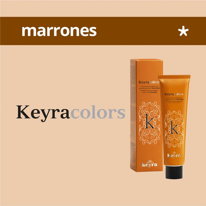 KEYRACOLORS - MARRONES - Coloración Permanente - 100ml