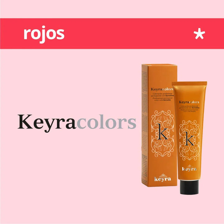 KEYRACOLORS - ROJOS - Coloración Permanente - 100ml