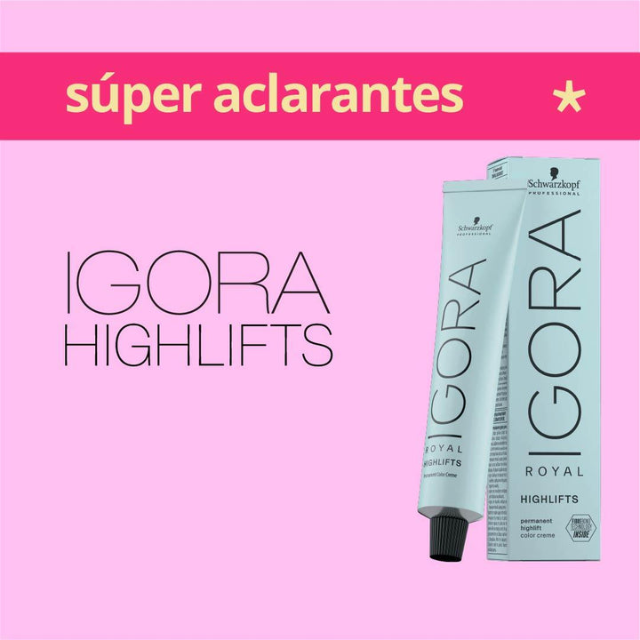 IGORA HIGHLIFTS - SUPERACLARANTE - Coloración Permanente 60ml