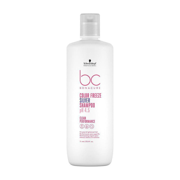 BC COLOR FREEZE pH 4.5 SHAMPOO PARA CANAS (SILVER) - 1000ml - SELFIE