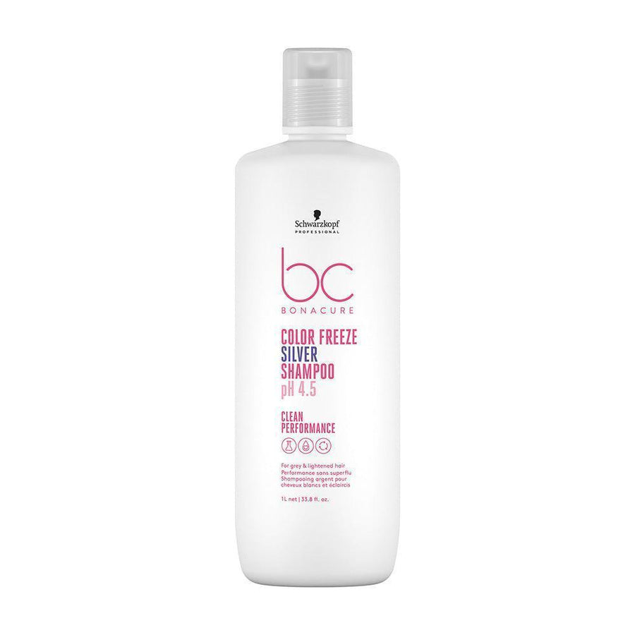 BC COLOR FREEZE pH 4.5 SHAMPOO PARA CANAS (SILVER) - 1000ml - SELFIE