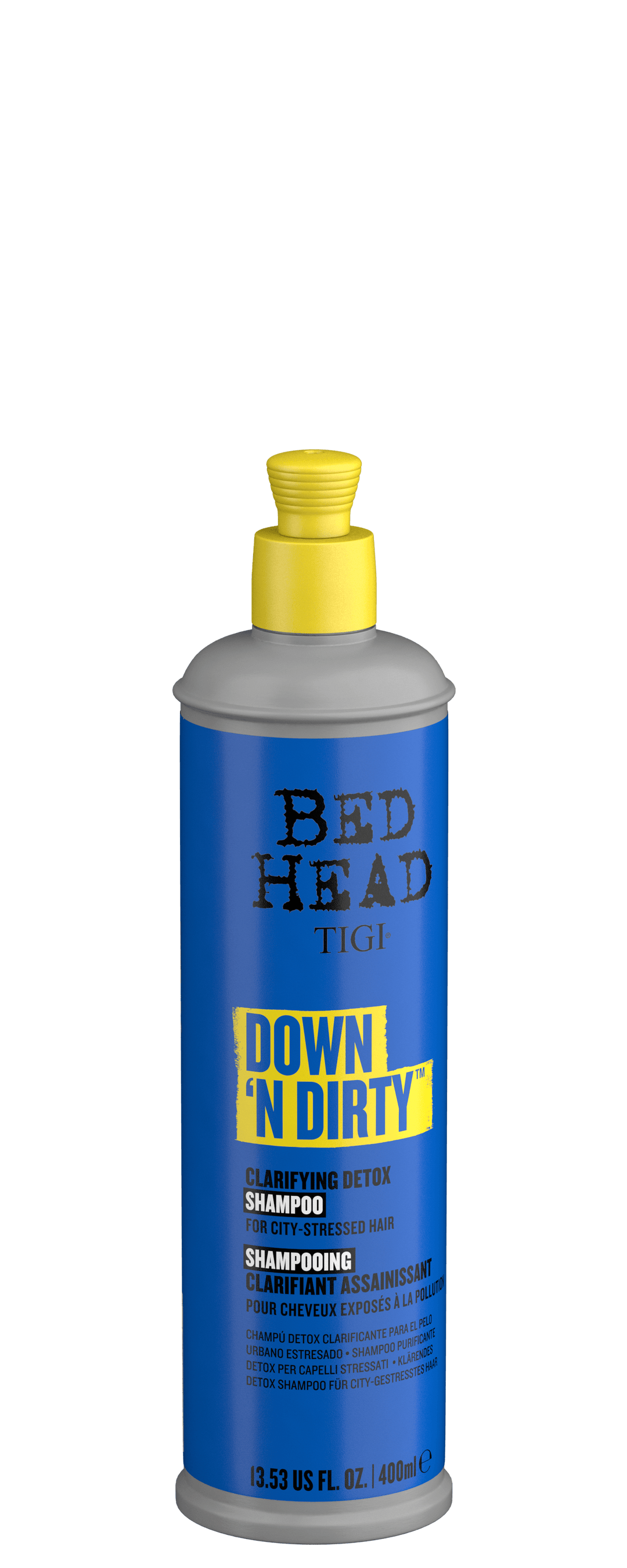 BED HEAD - DETOX - DOWN N' DIRTY SHAMPOO 400 ml