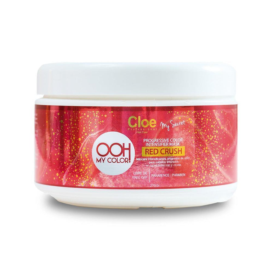 RED CRUSH - PROGRESSIVE COLOR INTENSIFIER MASK 270 grs. - OOH MY COLOR - SELFIE
