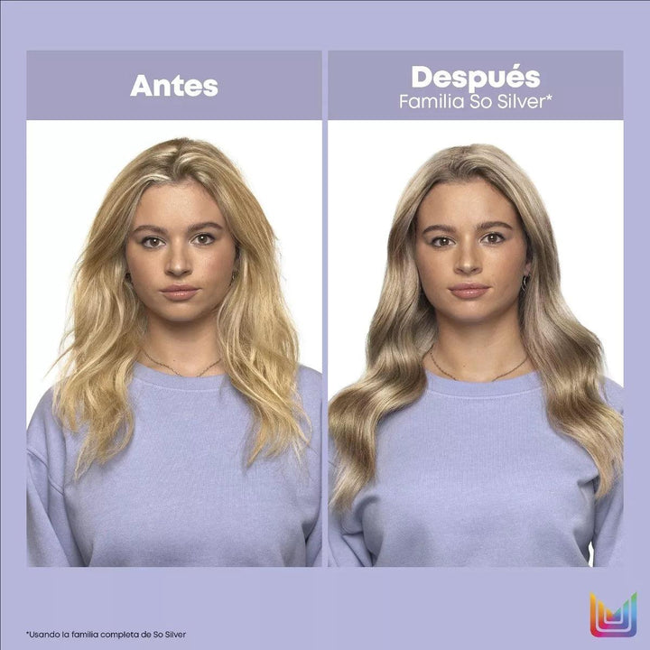 SO SILVER, CUIDADO DEL COLOR, SHAMPOO VIOLETA 1000 ml