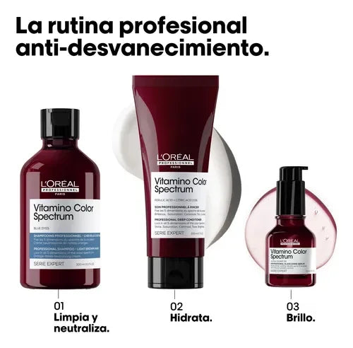 SERIE EXPERT, VITAMINO COLOR SPECTRUM AZUL, SHAMPOO 300ml