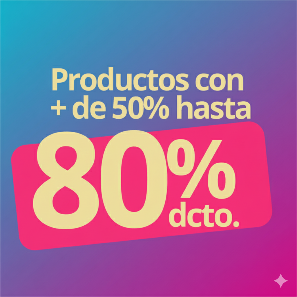 51% a 80% de descuento