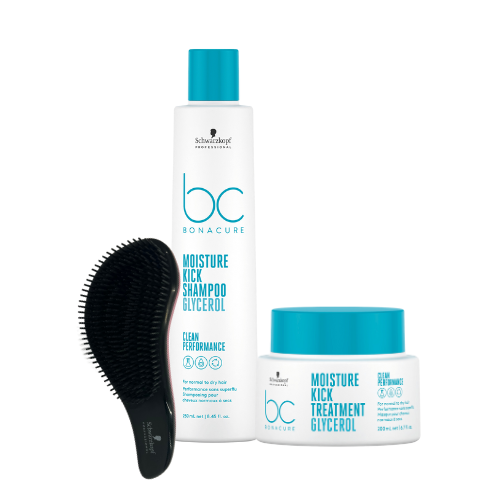 PACK BC MOISTURE KICK GLYCEROL SHAMPOO + MASCARILLA + CEPILLO