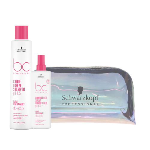 PACK BC COLOR FREEZE SHAMPOO + ACONDICIONADOR EN SPRAY + ESTUCHE