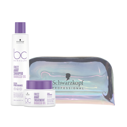 PACK BC FRIZZ AWAY SHAMPOO + MASCARILLA TRATAMIENTO + ESTUCHE