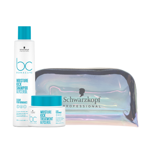 PACK BC MOISTURE KICK GLYCEROL SHAMPOO + MASCARILLA TRATAMIENTO + ESTUCHE