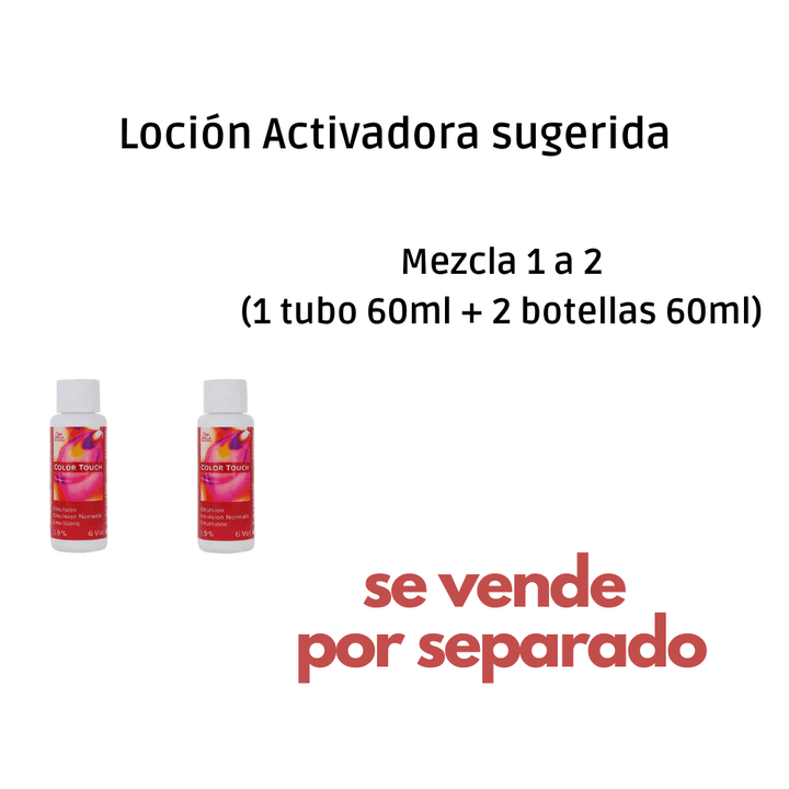COLOR TOUCH - CENIZA, HUMO y MATE - Coloración Demi Permanente SIN Amoníaco - 60ml