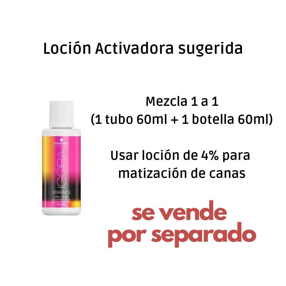 IGORA VIBRANCE - BEIGES y DORADOS - Coloración DemiPermanente SIN Amoníaco - 60ml