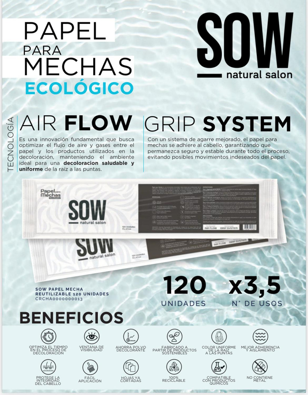 SOW PAPEL MECHA REUTILIZABLE 120UN