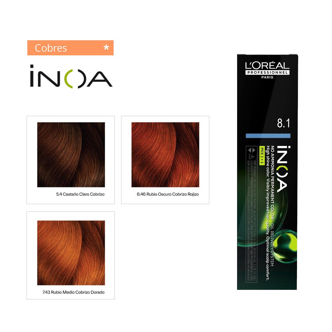 INOA - COBRES - Coloración Permanente SIN Amoníaco - 60ml – SELFIE