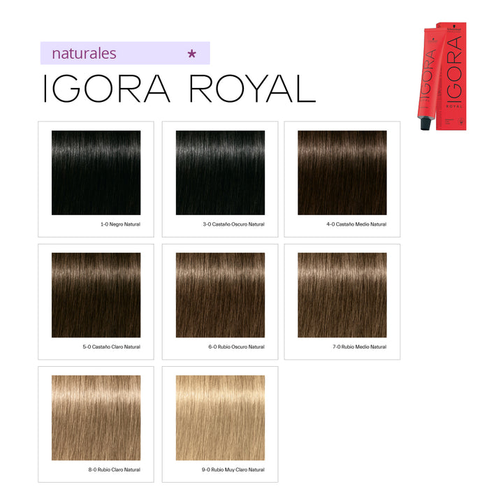 IGORA ROYAL - NATURALES - Coloración Permanente - 60ml