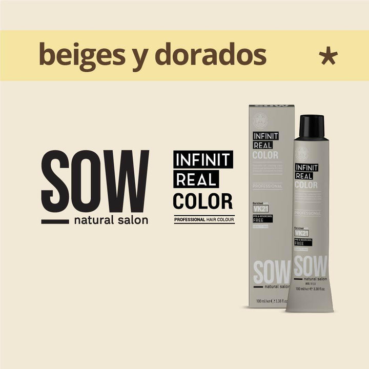 INFINIT REAL COLOR - BEIGES y DORADOS - Coloración Permanente - 100ml