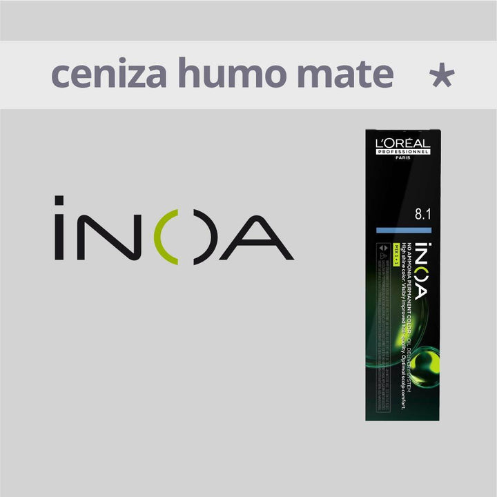 INOA - CENIZAS E IRIZADOS - Coloración Permanente SIN Amoníaco - 60ml