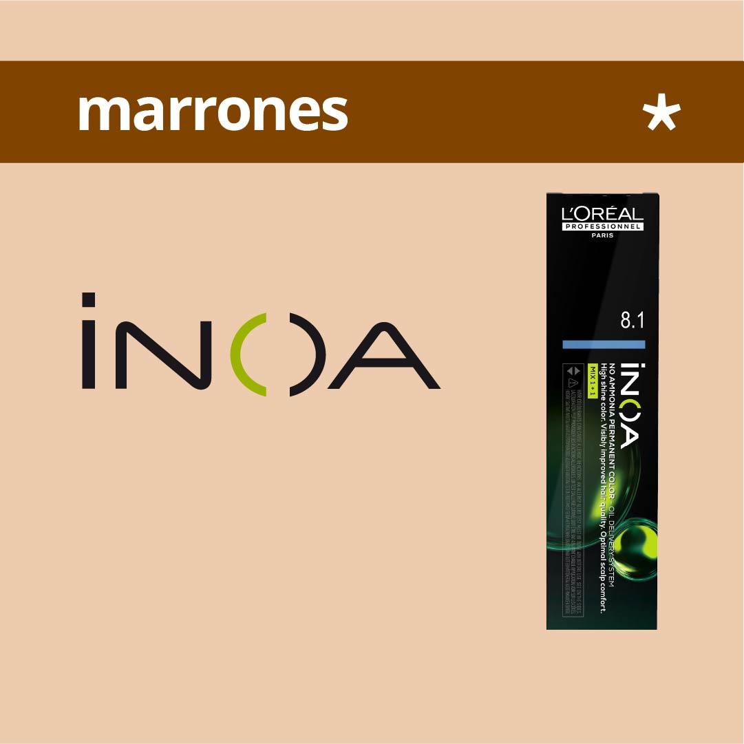 INOA - MARRONES - Coloración Permanente SIN Amoníaco - 60ml – SELFIE