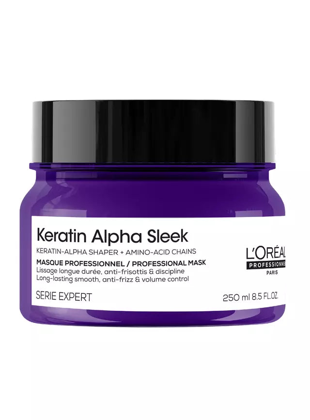 SERIE EXPERT, KERATIN ALPHA SLEEK, MÁSCARA ANTIFRIZZ 250ml