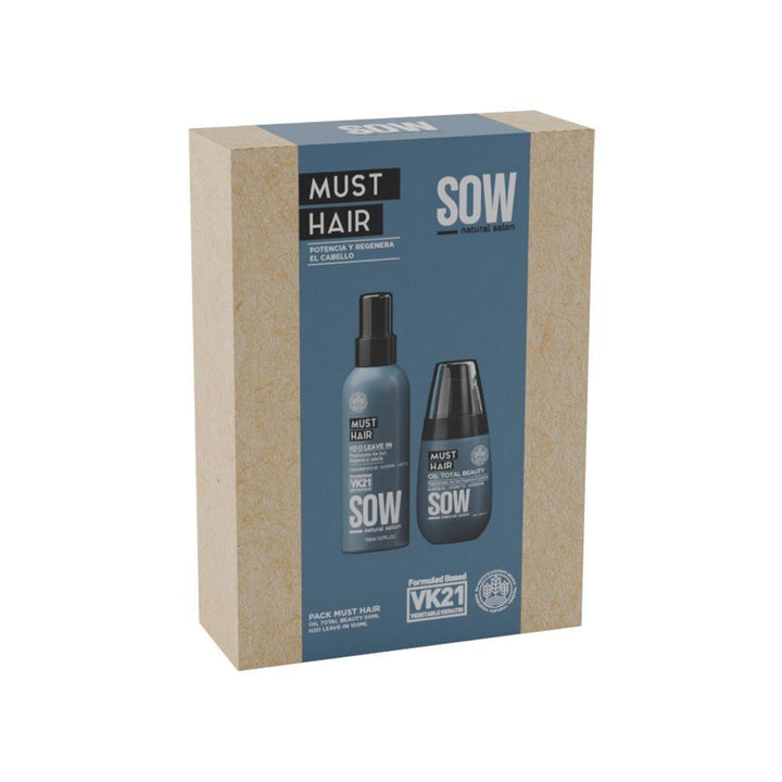 PACK MUST HAIR, OIL TOTAL BEAUTY 50ml + LEAVE IN