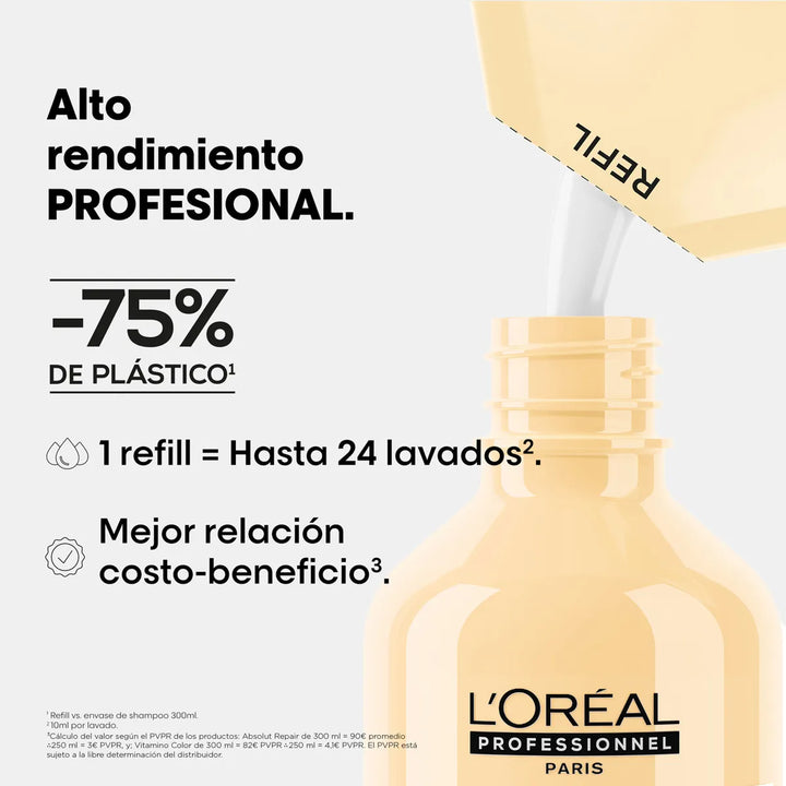 SERIE EXPERT, ABSOLUT REPAIR, SHAMPOO 1000ml REFILL