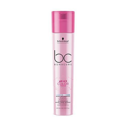 BC pH 4.5 COLOR FREEZE SHAMPOO MICELAR (SILVER) ESPECIAL CANAS - 250ml - SELFIE