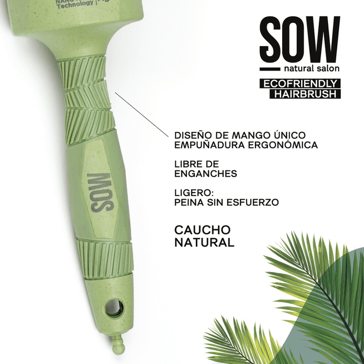 CEPILLO ORGÁNICO VERDE EXTENDIDO 53mm