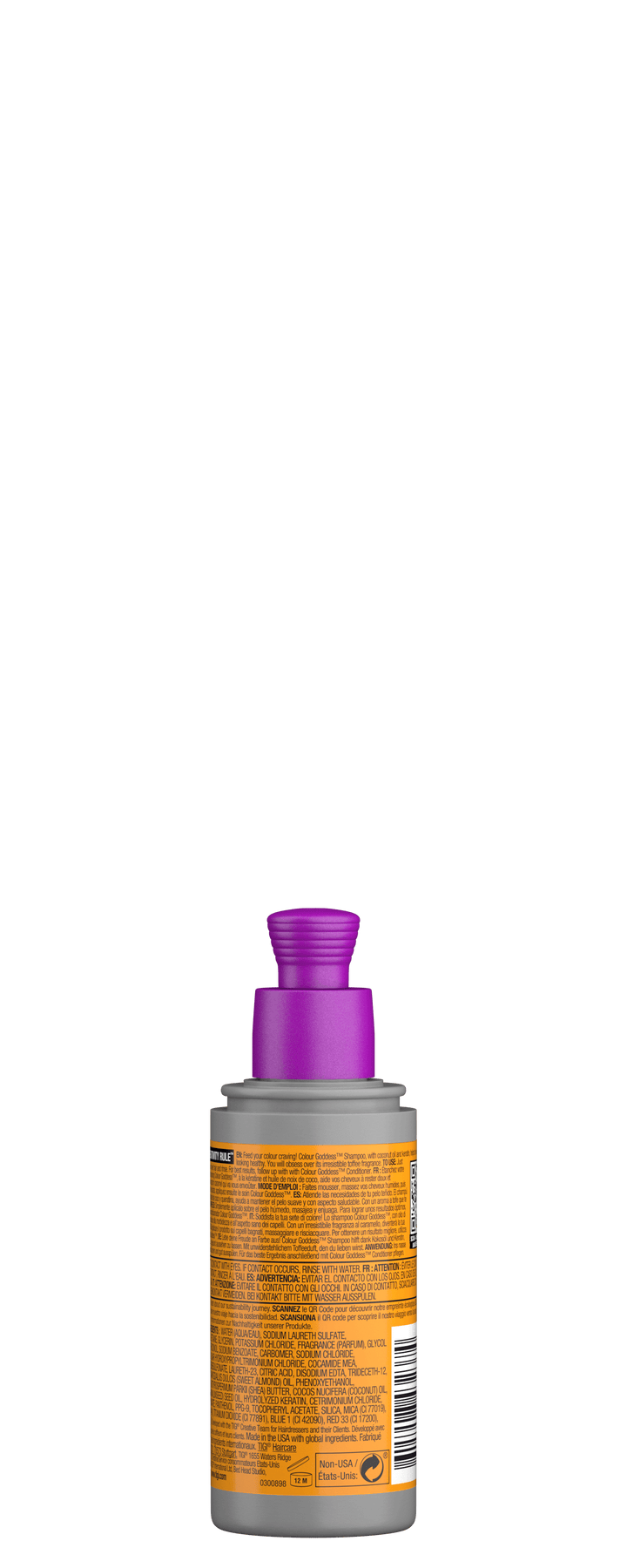 BED HEAD - CUIDADO DEL COLOR - COLOUR GODDEES SHAMPOO MINI 100 ml