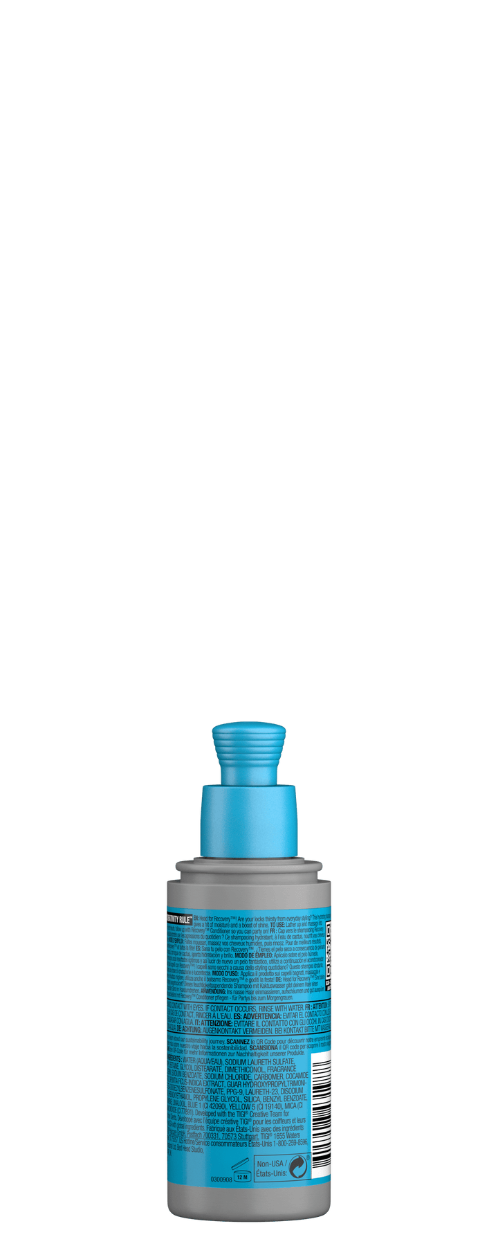 BED HEAD - HIDRATACIÓN - RECOVERY SHAMPOO MINI 100 ml