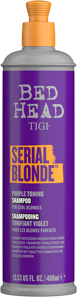 BED HEAD - CUIDADO DEL COLOR - SERIAL BLONDE PURPLE TONING SHAMPOO 400 ml