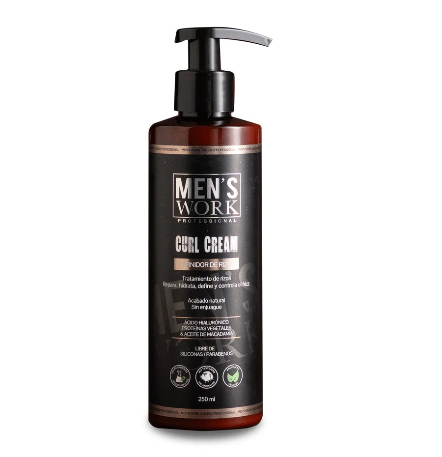 MEN'S WORK PROFESSIONAL - DEFINIDOR DE RIZOS CURL CREAM 250 ml