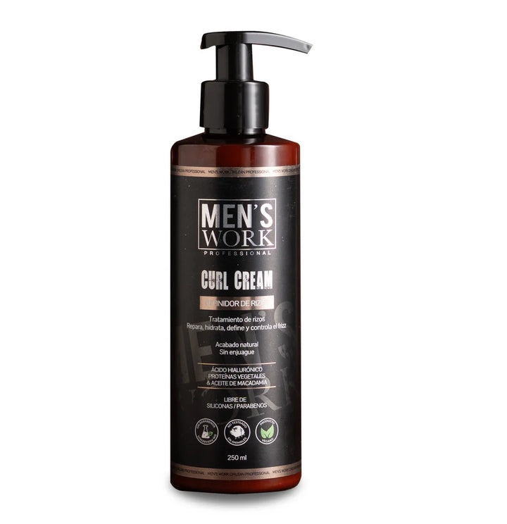 MEN'S WORK PROFESSIONAL - DEFINIDOR DE RIZOS CURL CREAM 250 ml