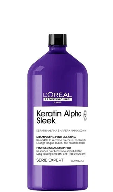 SERIE EXPERT, KERATIN ALPHA SLEEK, SHAMPOO 1500ml