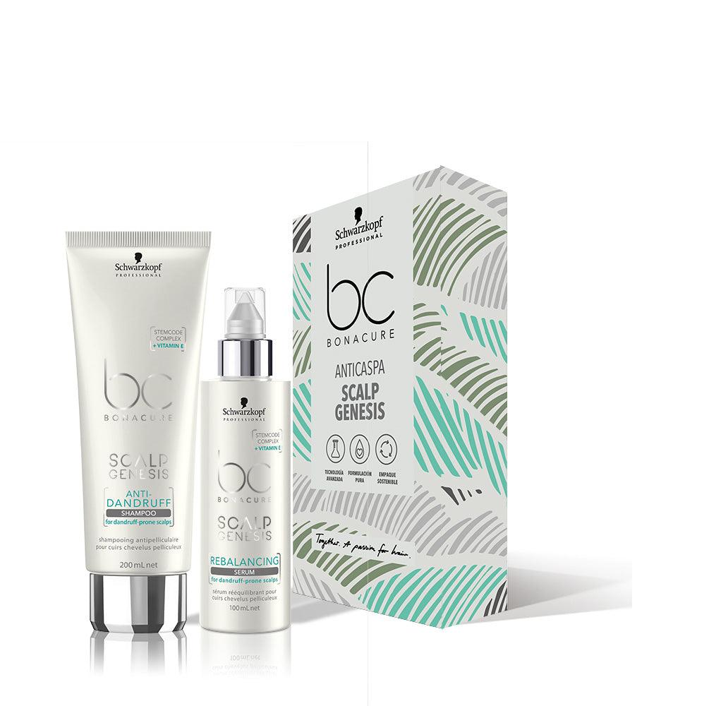 PACK ANTICASPA, SHAMPOO + SERUM, EN CAJA DE REGALO